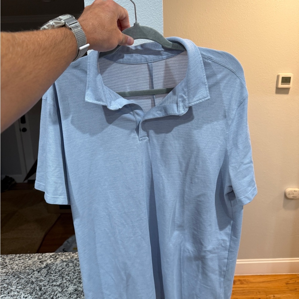 lululemon athletica Sky Blue Polo Shirt